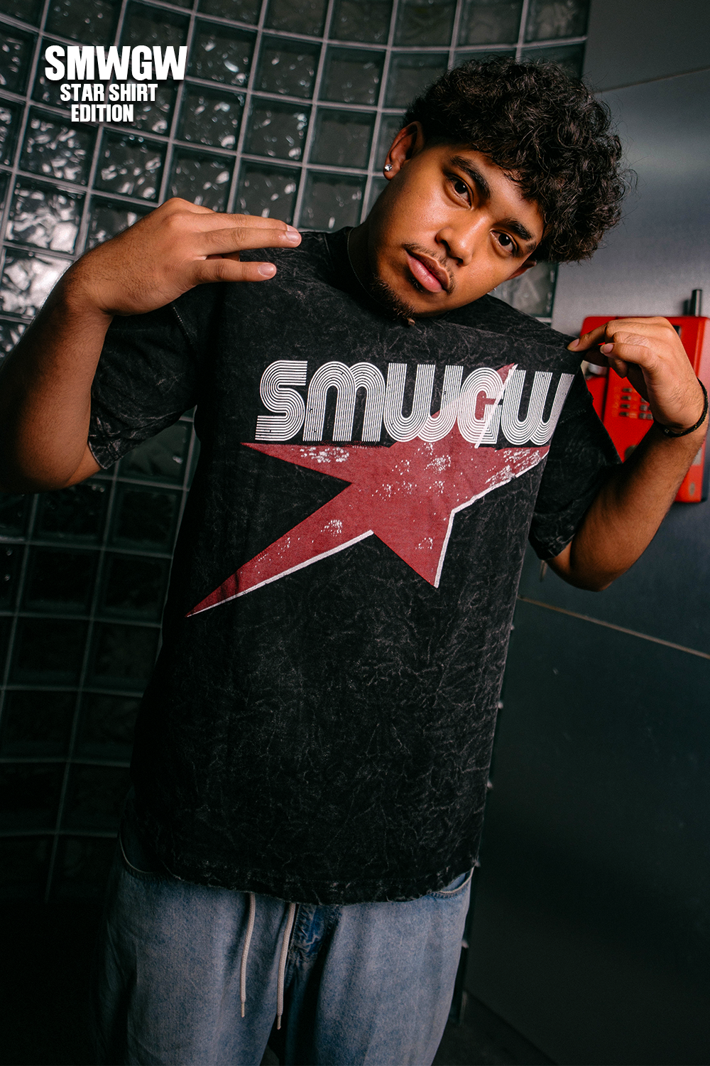 SMWGW STAR SHIRT BLACK - Image 2
