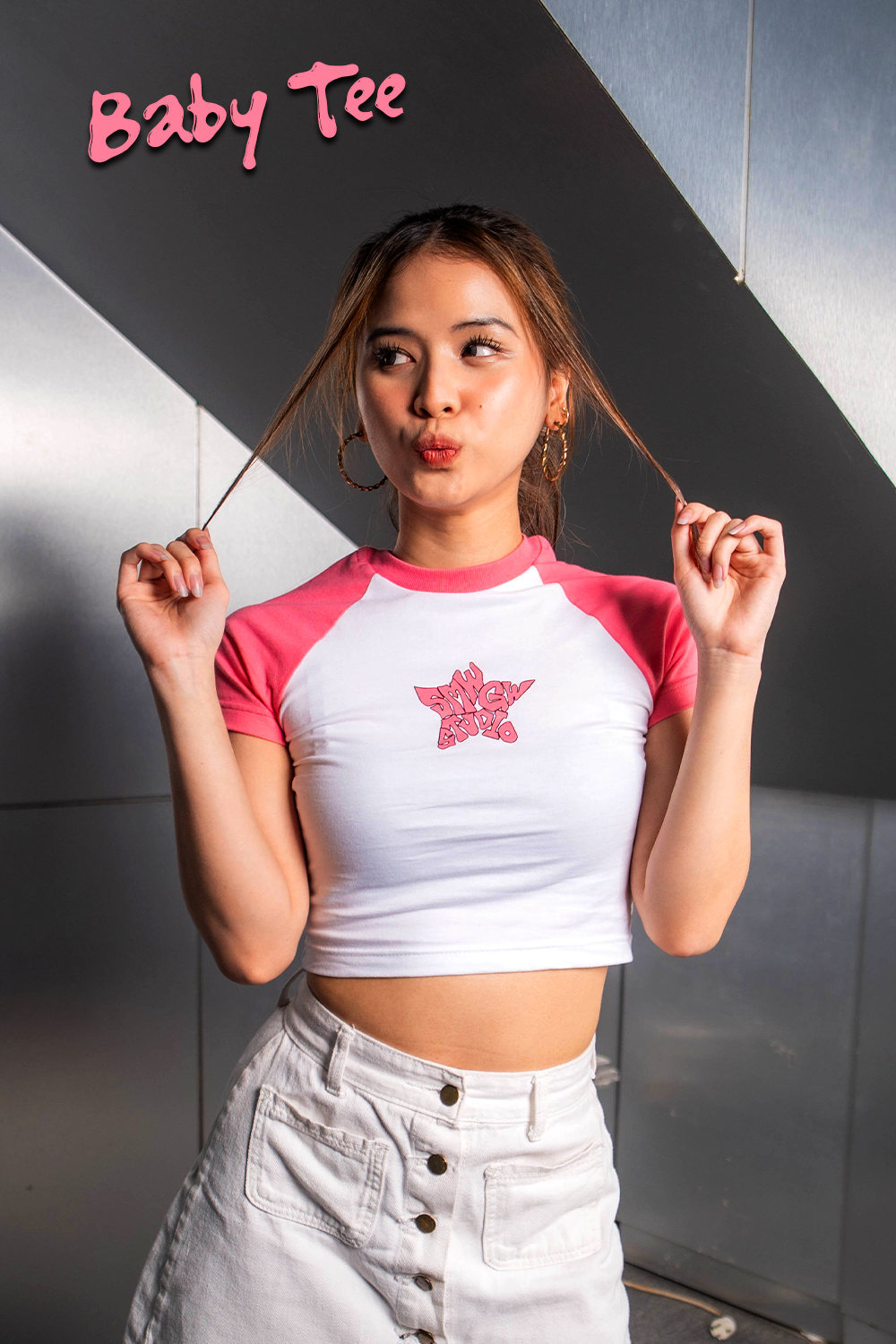 SMWGW BABY TEE PINK