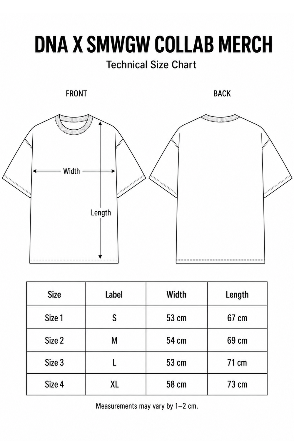 COLLAB MERCH OVERSIZE TEE SMWGW X DNA - Image 6