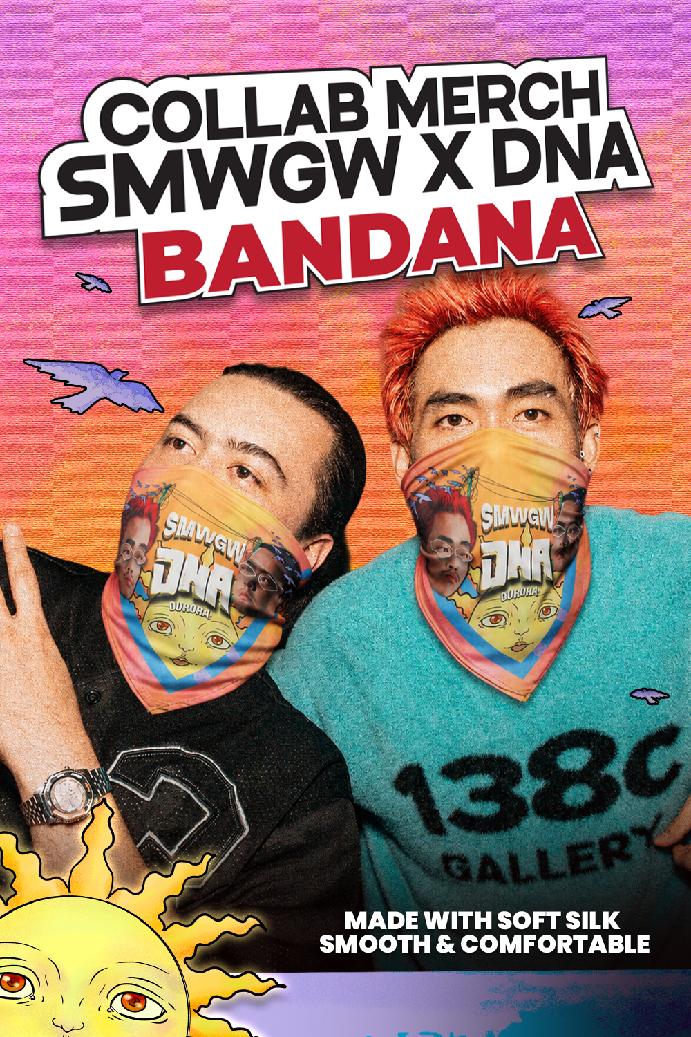 COLLAB MERCH BANDANA SMWGW X DNA