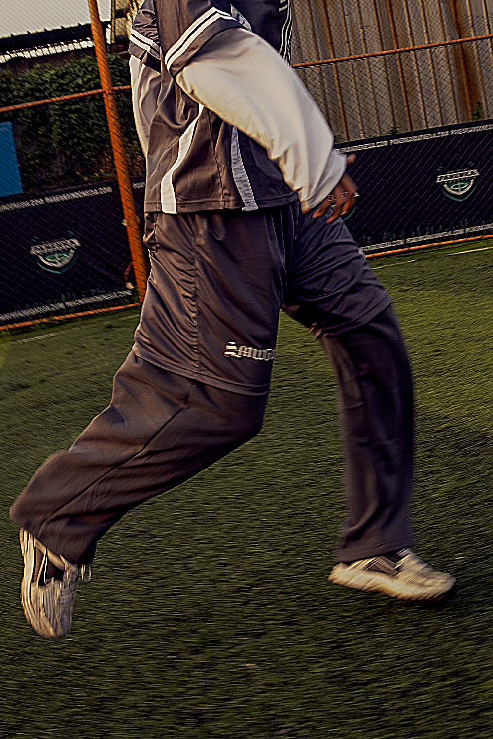 NEW! SMWGW DOUBLE LAYERED JERSEY SWEATPANTS - DARK GREY COLOUR