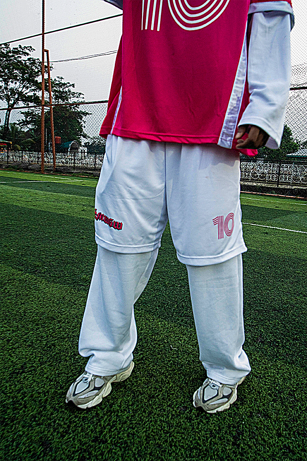 NEW! SMWGW DOUBLE LAYERED JERSEY SWEATPANTS - WHITE COLOUR - Image 5