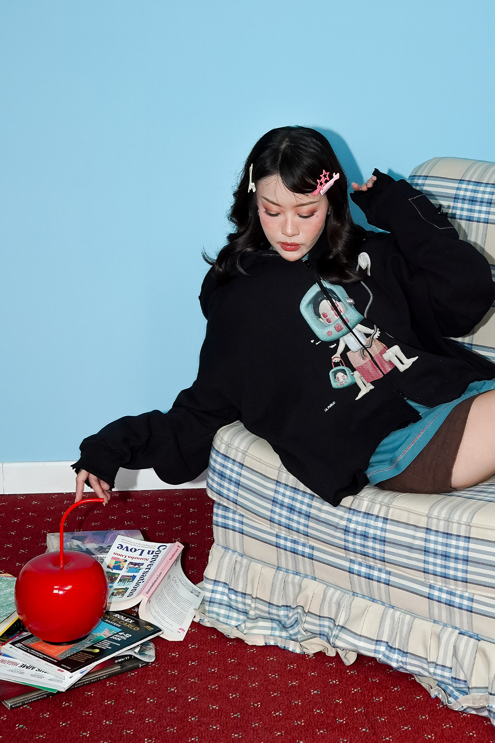 Kuroi Oversize Hoodie Black | LILXSMWGW COLLAB | Pre Order - Image 6