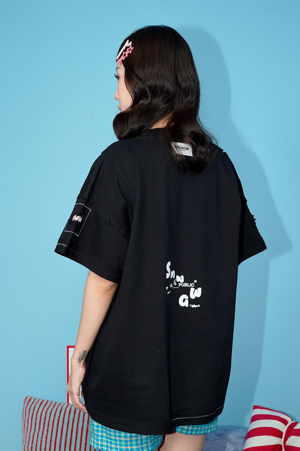 Kuroi T-Shirt Back | LILXSMWGW COLLAB | Pre Order - Image 6