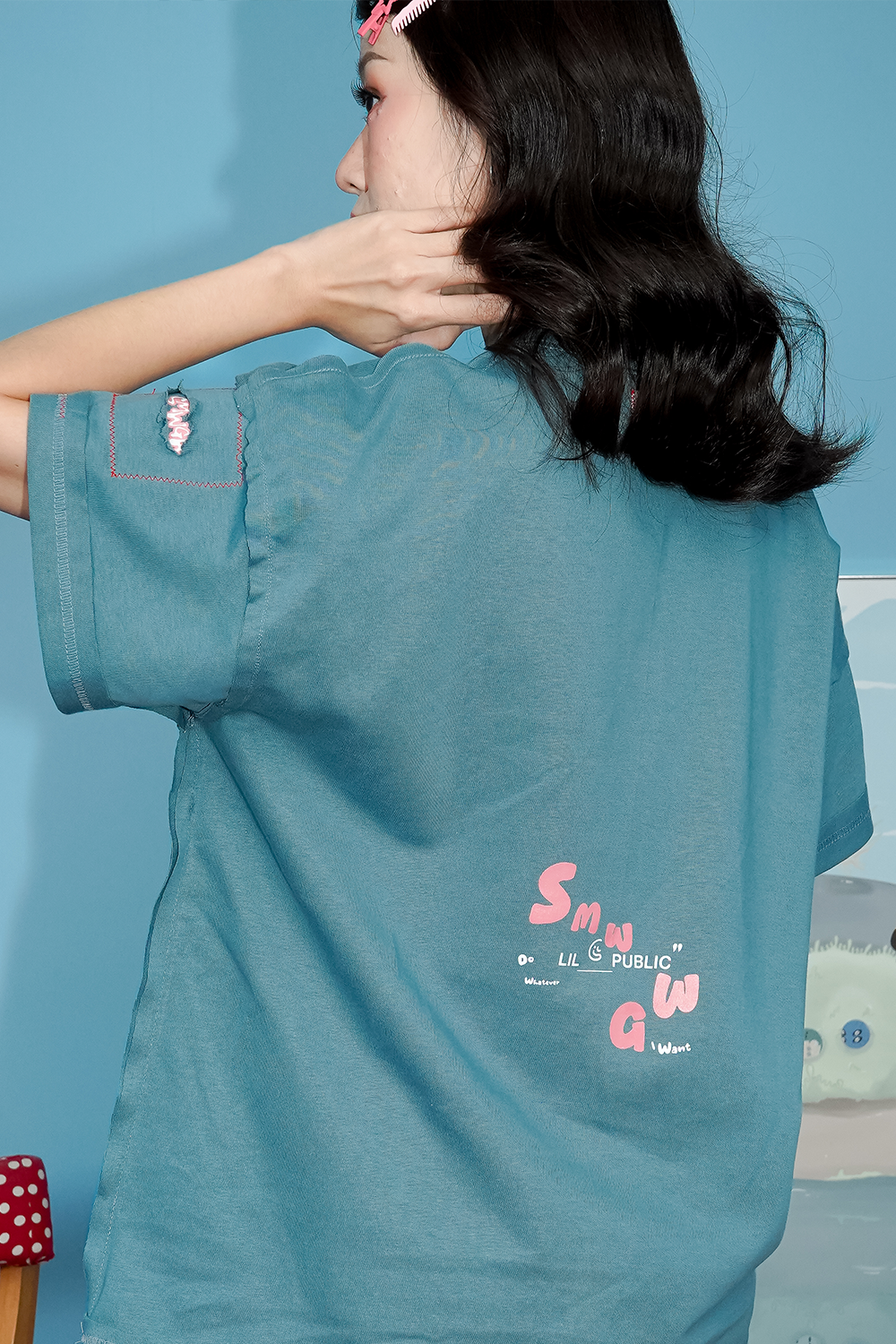 Aoi Shirt Blue - Image 4